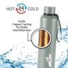 Milton Aura 1000 Thermosteel Bottle, 1050 ml Water Bottles, 24 Hours Hot and Cold, Easy to Carry, Easy Grip, Rust Proof, Tea, Coffee, Office, Travel Bottle, Grey Milton Aura 1000 Thermosteel Bottle, 1050 ml Water Bottles, 24 Hours Hot and Cold, Easy to Carry, Easy Grip, Rust Proof, Tea, Coffee, Office, Travel Bottle, Grey
