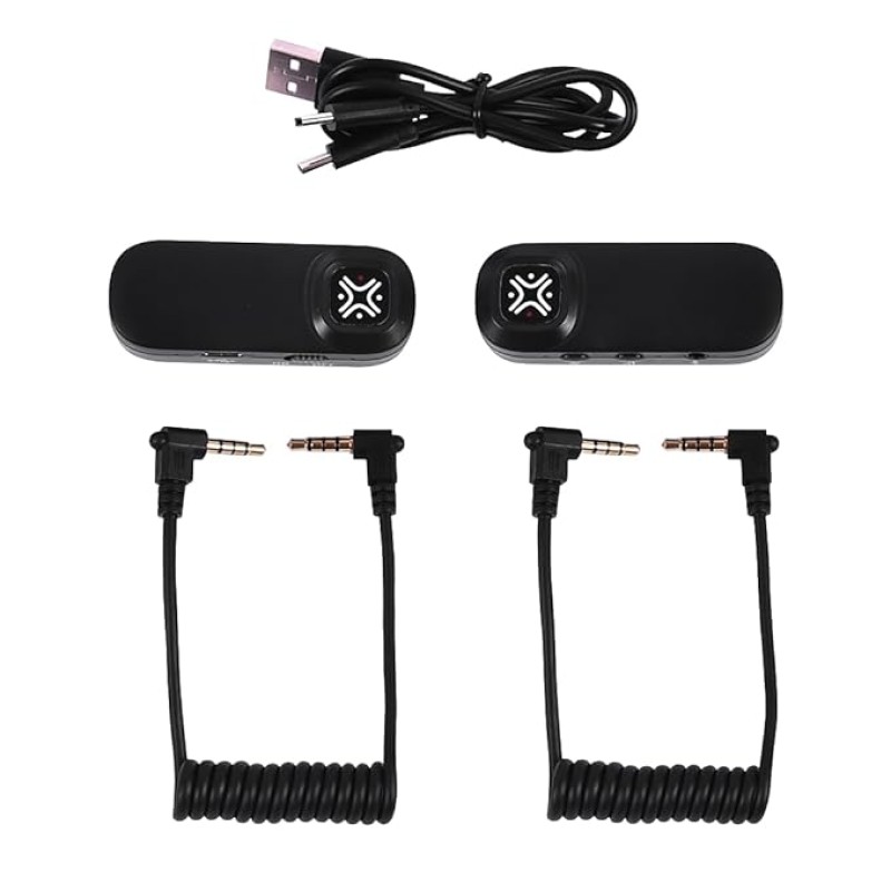 Xtreme Acoustics XAWL603 Wireless UHF Dual Channel Lavalier Microphone with 3.5mm Camera and Mobile Cable for Singing, Audio Video Recording, YouTube Xtreme Acoustics XAWL603 Wireless UHF Dual Channel Lavalier Microphone with 3.5mm Camera and Mobile Cable for Singing, Audio Video Recording, YouTube