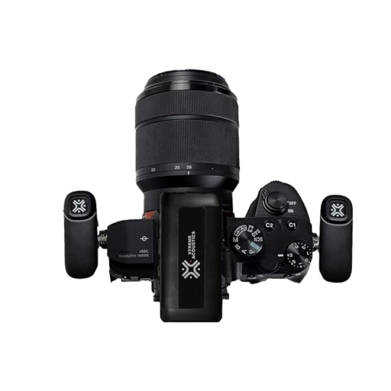 Xtreme Acoustics XAWL603 Wireless UHF Dual Channel Lavalier Microphone with 3.5mm Camera and Mobile Cable for Singing, Audio Video Recording, YouTube Xtreme Acoustics XAWL603 Wireless UHF Dual Channel Lavalier Microphone with 3.5mm Camera and Mobile Cable for Singing, Audio Video Recording, YouTube