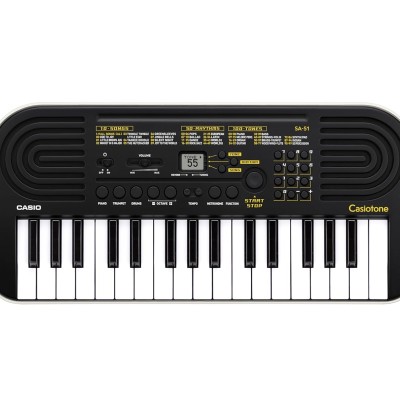 Casiotone Mini Keyboard SA-51 with Piano tones, Black