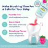 Chicco Toothpaste for Kids (1y-6y), Strawberry Flavour, 50g | Fluoride-Free | Removes Plaque, Helps Prevent Cavities Chicco Toothpaste for Kids (1y-6y), Strawberry Flavour, 50g | Fluoride-Free | Removes Plaque, Helps Prevent Cavities