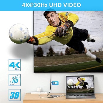 Verilux® USB C Hub, 5-in-1 Multiport Adapter Type C Hub with 4K HDMI Output,100W PD,100M Ethernet,1USB 3.0 and 1USB 2.0 Ports for MacBook Pro, MacBook Air M1 Verilux® USB C Hub, 5-in-1 Multiport Adapter Type C Hub with 4K HDMI Output,100W PD,100M Ethernet,1USB 3.0 and 1USB 2.0 Ports for MacBook Pro, MacBook Air M1