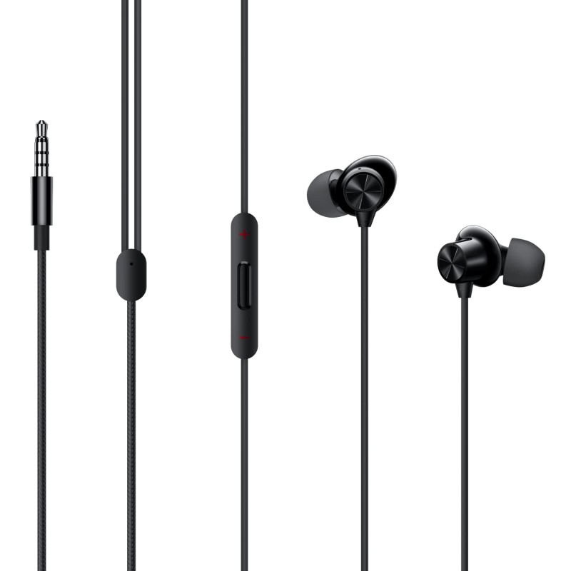OnePlus Nord Wired Earphones with mic, 3.5mm Audio Jack, Enhanced bass with 9.2mm Dynamic Drivers, in-Ear Wired Earphone - Black OnePlus Nord Wired Earphones with mic, 3.5mm Audio Jack, Enhanced bass with 9.2mm Dynamic Drivers, in-Ear Wired Earphone - Black