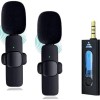 Careflection K35 3.5Mm Aux Dual Receivers (2 - Mics, 1 Input) Wireless Collar Microphone Lapel Lavalier Mic Plug & Play Mike Compatible Withfor Vlogging Interview Live Streaming, DSLR, Camera Careflection K35 3.5Mm Aux Dual Receivers (2 - Mics, 1 Input) Wireless Collar Microphone Lapel Lavalier Mic Plug & Play Mike Compatible Withfor Vlogging Interview Live Streaming, DSLR, Camera