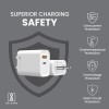 Portronics Adapto 45 22.5W Max Output USB & Type-C Dual Output Super Fast Charger,Wall Adapter Power Delivery 3.0& USB A Fast Charge Adaptor for iPhone,Android & Other Type C Enabled Devices(White)