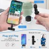4 in 1 K8 Wireless Microphone, Digital Mini Portable Recording Clip Mic with Receiver for All Type-C, Micro USB, Lightning i OS Mobile Phones Camera Laptop for Vlogging YouTube Online Class, Zoom Call 4 in 1 K8 Wireless Microphone, Digital Mini Portable Recording Clip Mic with Receiver for All Type-C, Micro USB, Lightning i OS Mobile Phones Camera Laptop for Vlogging YouTube Online Class, Zoom Call