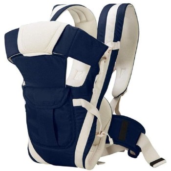 BabyGo Kids 4-in-1 Adjustable Baby Carrier Cum Kangaroo Bag | Multiple Carry Positions: Front, Back, Hip - Comfortable & Adjustable with Safety Belt and Buckle Straps 