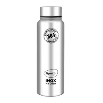 Pigeon by Stovekraft Inox Hydra Plus Stainless Steel Drinking Water Bottle 700 ml - Silver (1 year Warranty)