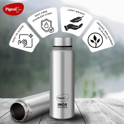 Pigeon by Stovekraft Inox Hydra Plus Stainless Steel Drinking Water Bottle 700 ml - Silver (1 year Warranty) Pigeon by Stovekraft Inox Hydra Plus Stainless Steel Drinking Water Bottle 700 ml - Silver (1 year Warranty)