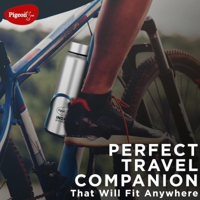 Pigeon by Stovekraft Inox Hydra Plus Stainless Steel Drinking Water Bottle 700 ml - Silver (1 year Warranty) Pigeon by Stovekraft Inox Hydra Plus Stainless Steel Drinking Water Bottle 700 ml - Silver (1 year Warranty)