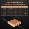 Duracell Power Bank 10000 mAh, Portable Charger, USB C/Micro USB Input, USB A/USB C Output, Fast Charge Technology, 22.5W Power Delivery for Smartphones, Tablets, Headphones and USB-Powered Devices Duracell Power Bank 10000 mAh, Portable Charger, USB C/Micro USB Input, USB A/USB C Output, Fast Charge Technology, 22.5W Power Delivery for Smartphones, Tablets, Headphones and USB-Powered Devices