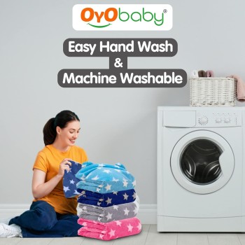 OYO BABY 3-in-1 Hooded Baby Blanket Wrapper Pack of 2 (Star Beige + Blue) Swaddle for New Born | All Season | 0-6 Months | Sleeping Bag | Nursing Baby Gifts | Bath Robe | Multipurpose Comforter OYO BABY 3-in-1 Hooded Baby Blanket Wrapper Pack of 2 (Star Beige + Blue) Swaddle for New Born | All Season | 0-6 Months | Sleeping Bag | Nursing Baby Gifts | Bath Robe | Multipurpose Comforter