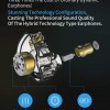 KZ ZSN Pro Dynamic Hybrid Dual Driver in Ear Wired Earphones Detachable Tangle-Free Cable Musicians in-Ear Earbuds Headphones (Grey with Mic)