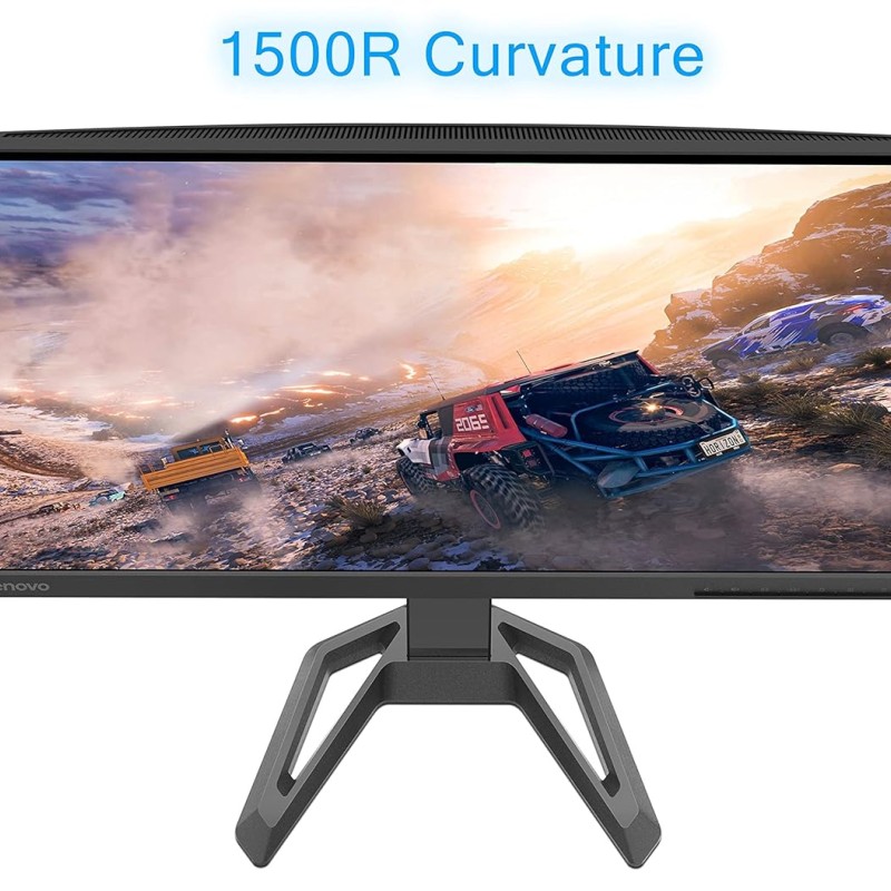 Lenovo Gaming G-Series Curved 27in(68.58cm) 1920x1080 FHD VA Monitor |165Hz|1ms, AMD FreeSyncPremium|90%DCI-P3, 2x3W Speakers, HDMI|DP, Height Adjust TiltStand,TUV EyesafeCertified,Raven Black-G27c-30 Lenovo Gaming G-Series Curved 27in(68.58cm) 1920x1080 FHD VA Monitor |165Hz|1ms, AMD FreeSyncPremium|90%DCI-P3, 2x3W Speakers, HDMI|DP, Height Adjust TiltStand,TUV EyesafeCertified,Raven Black-G27c-30