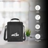Milton Pro Lunch Tiffin (3 Microwave Safe Inner Steel Containers, 180/320/450 ml; 1 Plastic Chutney Dabba,100 ml; 1 Aqua Steel Bottle, 750 ml, Steel Spoon and Fork) With Insulated Fabric Jacket, Black Milton Pro Lunch Tiffin (3 Microwave Safe Inner Steel Containers, 180/320/450 ml; 1 Plastic Chutney Dabba,100 ml; 1 Aqua Steel Bottle, 750 ml, Steel Spoon and Fork) With Insulated Fabric Jacket, Black