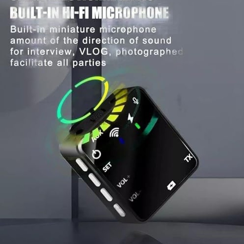 Wireless Lavalier Microphone 50M Range for Video Recording DSLR Camera Wireless Lavalier Microphone 50M Range for Video Recording DSLR Camera