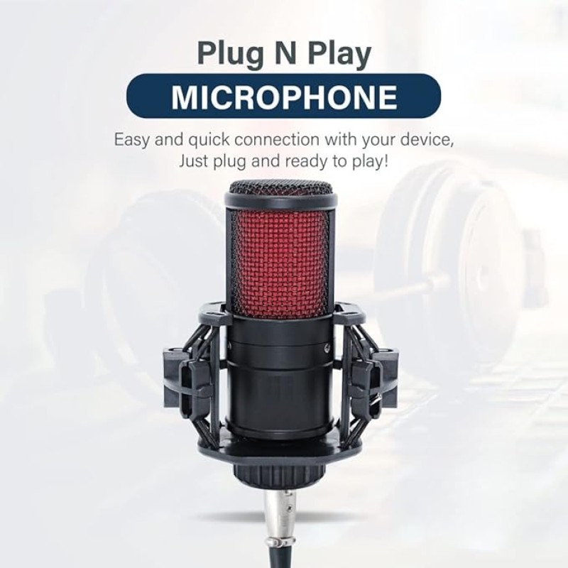 CEZO V500 Professional Condenser Auxiliary Microphone Kit Podcast Mic with V8 Sound Card Boom Arm Microphone with Stand (V500+V8 Sound Card) Black CEZO V500 Professional Condenser Auxiliary Microphone Kit Podcast Mic with V8 Sound Card Boom Arm Microphone with Stand (V500+V8 Sound Card) Black