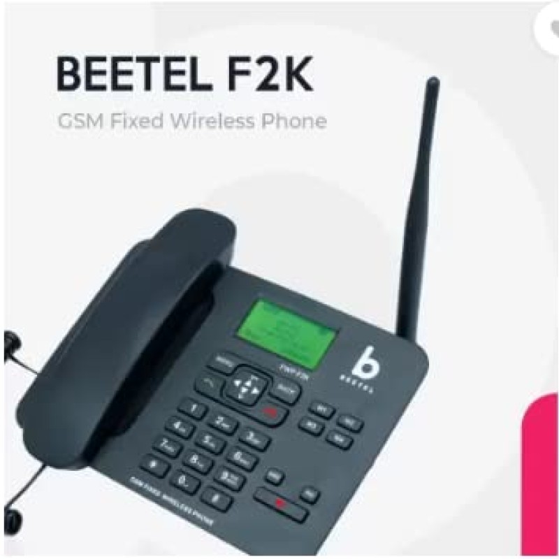 Beetel F2K GSM Fixed Wireless Phone, LCD Display, Supports Quad Band, Dual Sim, Hotline with Keypad Lock, Alarm, Calculator, Calendar, Low Battery Alert, Two-Way Speaker, 4 Direct Memory Keys (Black) Beetel F2K GSM Fixed Wireless Phone, LCD Display, Supports Quad Band, Dual Sim, Hotline with Keypad Lock, Alarm, Calculator, Calendar, Low Battery Alert, Two-Way Speaker, 4 Direct Memory Keys (Black)
