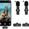 Careflection Microfone de lapela sem fio duplo K9 Plug and Play, sem necessidade de aplicativo e microfone de colarinho Bluetooth para todos os dispositivos iPhone, iPad, Mac para YouTube, transmissão Careflection Microfone de lapela sem fio duplo K9 Plug and Play, sem necessidade de aplicativo e microfone de colarinho Bluetooth para todos os dispositivos iPhone, iPad, Mac para YouTube, transmissão