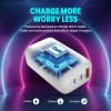 FLiX (Beetel) Storm 65W PD & QC GaN Tech Fast Charging Wall Charger for Mobile(Android/iOS), Laptop & MacBook, Triple Output (1Type A+2Type C),Wide Compatibility, with 65W Type C Cable(White - ST165) FLiX (Beetel) Storm 65W PD & QC GaN Tech Fast Charging Wall Charger for Mobile(Android/iOS), Laptop & MacBook, Triple Output (1Type A+2Type C),Wide Compatibility, with 65W Type C Cable(White - ST165)