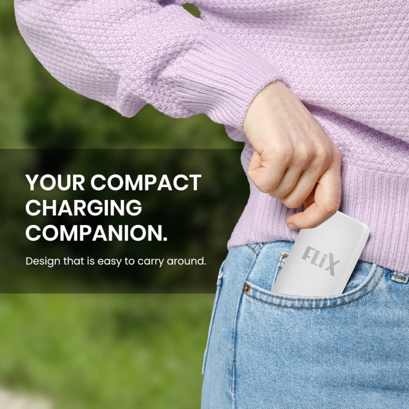 FLiX (Beetel) Storm 65W PD & QC GaN Tech Fast Charging Wall Charger for Mobile(Android/iOS), Laptop & MacBook, Triple Output (1Type A+2Type C),Wide Compatibility, with 65W Type C Cable(White - ST165) FLiX (Beetel) Storm 65W PD & QC GaN Tech Fast Charging Wall Charger for Mobile(Android/iOS), Laptop & MacBook, Triple Output (1Type A+2Type C),Wide Compatibility, with 65W Type C Cable(White - ST165)
