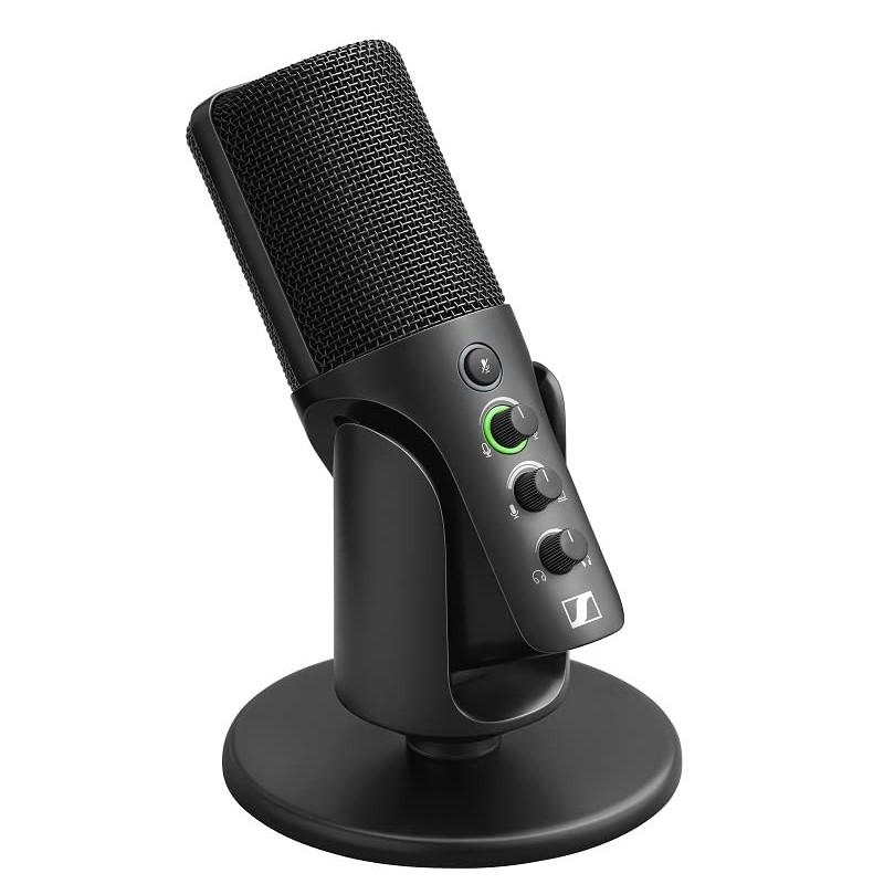 Sennheiser Profile USB Microphone for Podcasting, Recording, Streaming & Gaming. Built-in Headphone Output, All Metal housing and Cardioid Condenser Capsule Sennheiser Profile USB Microphone for Podcasting, Recording, Streaming & Gaming. Built-in Headphone Output, All Metal housing and Cardioid Condenser Capsule