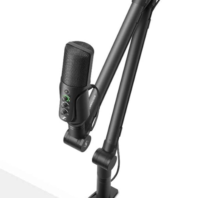 SENNHEISER Profile Streaming Set USB-C Condenser Microphone | Cardioid Pickup | Adjustable Boom Arm, Mute Function & Gain Control | Ideal for Streaming, Podcasting, & Recording SENNHEISER Profile Streaming Set USB-C Condenser Microphone | Cardioid Pickup | Adjustable Boom Arm, Mute Function & Gain Control | Ideal for Streaming, Podcasting, & Recording