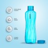 Solimo 1000 ml Plastic Water Bottle | Set of 6 |Multi Color Solimo 1000 ml Plastic Water Bottle | Set of 6 |Multi Color