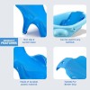 Dash Baby Bath Seat Smooth Toddler Bathing Chair for Use with Or Without Bathtub|Infant Bathing Tub Sling (Bathtub Not Included)|Baby Bathing Essentials for 0 to 9 Months Baby Boy&Girl (Blue),1 Count Dash Baby Bath Seat Smooth Toddler Bathing Chair for Use with Or Without Bathtub|Infant Bathing Tub Sling (Bathtub Not Included)|Baby Bathing Essentials for 0 to 9 Months Baby Boy&Girl (Blue),1 Count