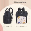 R for Rabbit Caramello Dino Diaper Bag for Mothers Travel Multipurpose Stylish Backpack with 11 Pockets, Water Resistant Large Storage Capacity, 3 Insulated Front Pockets Maternity Bags (Beige) R for Rabbit Caramello Dino Diaper Bag for Mothers Travel Multipurpose Stylish Backpack with 11 Pockets, Water Resistant Large Storage Capacity, 3 Insulated Front Pockets Maternity Bags (Beige)