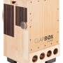 Clapbox Cajembe Cajon (3 instruments in 1) - Rubber wood (H:50 W:30 L:30) 3 Internal Snares, Natural