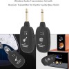 Careflection || Wireless Audio Transmitter Receiver 100ft Transmission Distance Built-in Rechargeable Lithium Battery, Electric Guitar Accessories for Guitar Bass Careflection || Wireless Audio Transmitter Receiver 100ft Transmission Distance Built-in Rechargeable Lithium Battery, Electric Guitar Accessories for Guitar Bass
