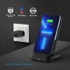 Spigen 3in1 10000mAh Wireless Charging Power Bank with USB-A | USB-C 20W Fast Charging, Included Type C to C Cable, Lithium Polymer - Black Spigen 3in1 10000mAh Wireless Charging Power Bank with USB-A | USB-C 20W Fast Charging, Included Type C to C Cable, Lithium Polymer - Black