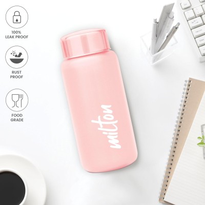 MILTON Aqua 500 Stainless Steel Water Bottle, 500 ml water bottles, Single walled, Leak-Proof, Rust-free Steel Bottle, Easy Grip, Easy to Carry, Travel Bottle, Light Pink MILTON Aqua 500 Stainless Steel Water Bottle, 500 ml water bottles, Single walled, Leak-Proof, Rust-free Steel Bottle, Easy Grip, Easy to Carry, Travel Bottle, Light Pink