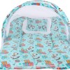 Bumtum Baby Horse Mosquito Net & Neck Throw Pillow, Baby Gadda Set for New Born, 0-6 Month, Printed Baby Bedding, Baby Sleeping Bed of 71Cm X 47Cm X 5Cm, Sky Blue, Cotton, Free Size Bumtum Baby Horse Mosquito Net & Neck Throw Pillow, Baby Gadda Set for New Born, 0-6 Month, Printed Baby Bedding, Baby Sleeping Bed of 71Cm X 47Cm X 5Cm, Sky Blue, Cotton, Free Size