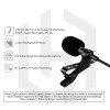 HUMBLE HB-M01 Lavalier Lapel Condenser Mic for Android, USB 3.5MM Microphone for YouTube Vlogging Facebook Interview Livestream Video Recording and All(1.5 Meter) HUMBLE HB-M01 Lavalier Lapel Condenser Mic for Android, USB 3.5MM Microphone for YouTube Vlogging Facebook Interview Livestream Video Recording and All(1.5 Meter)
