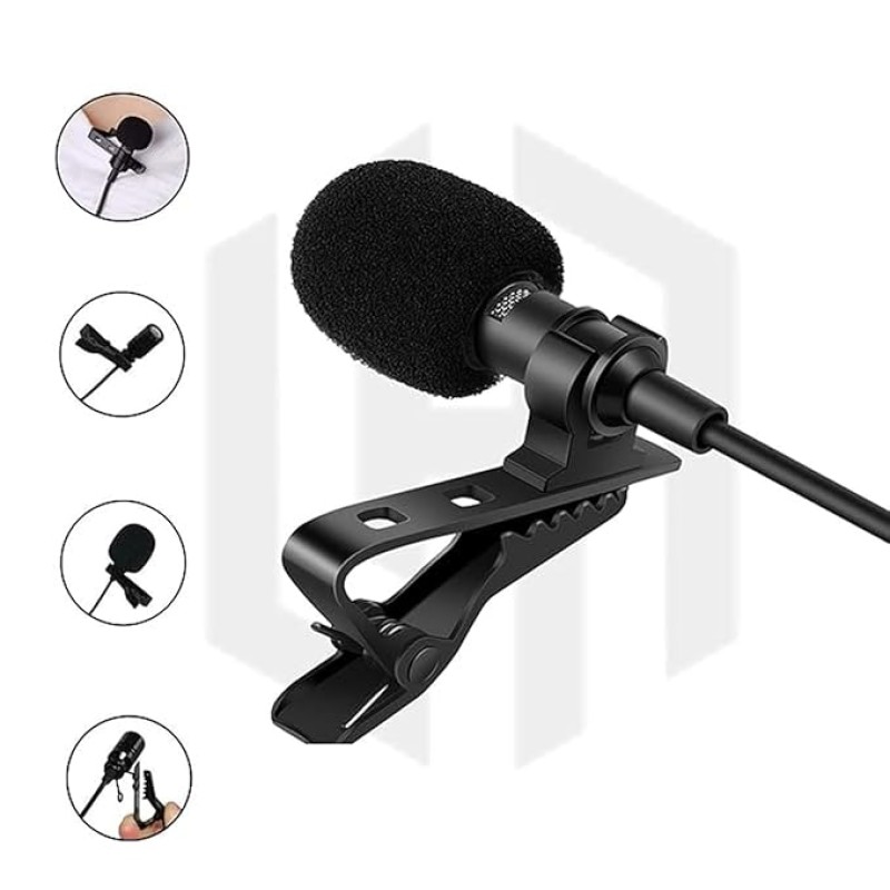 HUMBLE HB-M01 Lavalier Lapel Condenser Mic for Android, USB 3.5MM Microphone for YouTube Vlogging Facebook Interview Livestream Video Recording and All(1.5 Meter) HUMBLE HB-M01 Lavalier Lapel Condenser Mic for Android, USB 3.5MM Microphone for YouTube Vlogging Facebook Interview Livestream Video Recording and All(1.5 Meter)