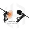 HUMBLE HB-M01 Lavalier Lapel Condenser Mic for Android, USB 3.5MM Microphone for YouTube Vlogging Facebook Interview Livestream Video Recording and All(1.5 Meter) HUMBLE HB-M01 Lavalier Lapel Condenser Mic for Android, USB 3.5MM Microphone for YouTube Vlogging Facebook Interview Livestream Video Recording and All(1.5 Meter)