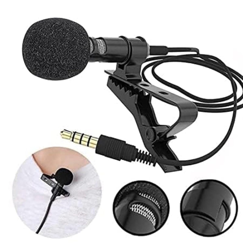 HUMBLE HB-M01 Lavalier Lapel Condenser Mic for Android, USB 3.5MM Microphone for YouTube Vlogging Facebook Interview Livestream Video Recording and All(1.5 Meter) HUMBLE HB-M01 Lavalier Lapel Condenser Mic for Android, USB 3.5MM Microphone for YouTube Vlogging Facebook Interview Livestream Video Recording and All(1.5 Meter)