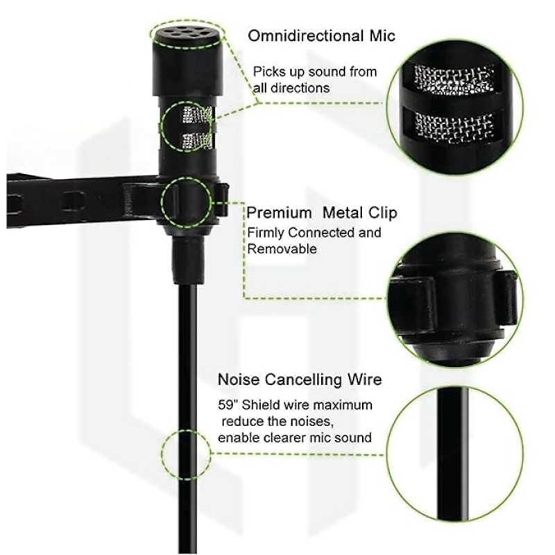 HUMBLE HB-C01 Lavalier Lapel Condenser Mic for Android, USB Type C Microphone for YouTube Vlogging F HUMBLE HB-C01 Lavalier Lapel Condenser Mic for Android, USB Type C Microphone for YouTube Vlogging F