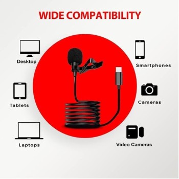 HUMBLE HB-C01 Lavalier Lapel Condenser Mic for Android, USB Type C Microphone for YouTube Vlogging F