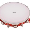 UAPAN Dafli Musical Instrument Dafli/Tambourine 10 inch Hand Percussion Musical Instrument (Red tambourine) UAPAN Dafli Musical Instrument Dafli/Tambourine 10 inch Hand Percussion Musical Instrument (Red tambourine)