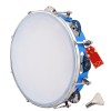 UAPAN Dafli Musical Instrument Dafli/Tambourine 10 inch Hand Percussion Musical Instrument (Blue tambourine) UAPAN Dafli Musical Instrument Dafli/Tambourine 10 inch Hand Percussion Musical Instrument (Blue tambourine)