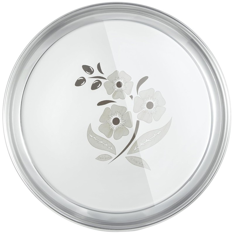Solimo Plate Set | Stainless Steel | Set of 6 | 12 Inches Solimo Plate Set | Stainless Steel | Set of 6 | 12 Inches