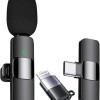 HUMBLE 2 in 1 Wireless Dynamic Lapel Collar Mic Voice Recording Filter Microphone with Receiver Compatible with Apple and All Type-C Mobile Phones for Live Shows, Interview & Vlog Short Video HUMBLE 2 in 1 Wireless Dynamic Lapel Collar Mic Voice Recording Filter Microphone with Receiver Compatible with Apple and All Type-C Mobile Phones for Live Shows, Interview & Vlog Short Video