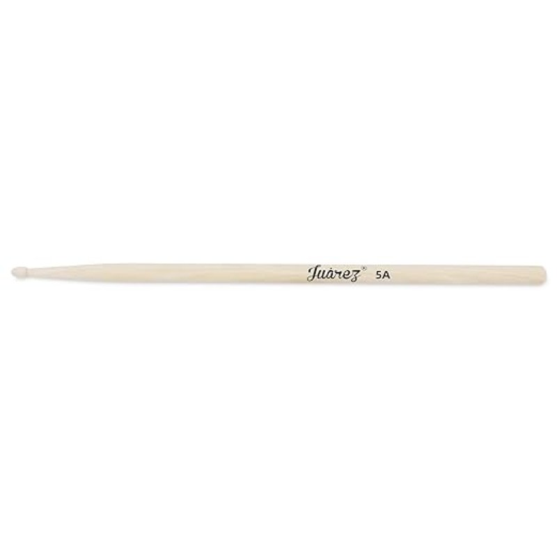 Ju�rez JRDS100 Wooden Drum Sticks � 5A Size, Maple Wood with Wooden Tips, Durable & Balanced for Drummers (Pair) Ju�rez JRDS100 Wooden Drum Sticks � 5A Size, Maple Wood with Wooden Tips, Durable & Balanced for Drummers (Pair)