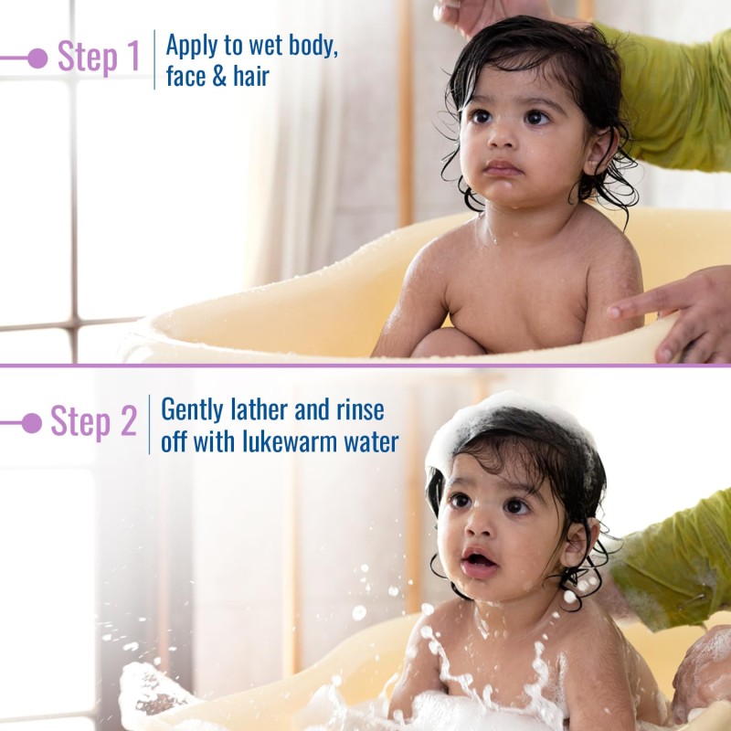 Parachute Advansed Baby Gentle Wash for New Born | Enriched with Virgin Coconut Oil | Gently cleanses in Hard water | Doctor certified | 410 ML Parachute Advansed Baby Gentle Wash for New Born | Enriched with Virgin Coconut Oil | Gently cleanses in Hard water | Doctor certified | 410 ML