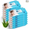 Mee Mee Soft Gentle Baby Wet Wipes (72 Wipes) Pack of 12 | Infused with Aloe Vera and Vitamin E | Paraben & Sulfate Free | Cleansing Wipes | Wipes Combo for Babies Mee Mee Soft Gentle Baby Wet Wipes (72 Wipes) Pack of 12 | Infused with Aloe Vera and Vitamin E | Paraben & Sulfate Free | Cleansing Wipes | Wipes Combo for Babies