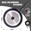 Wonderchef Duralite Die-cast 28 cm Dosa Tawa | 5 Layer Healthy Duramax Non-Stick Coating | Soft Touch Handle | Pure Grade Aluminium | PFOA Free Wonderchef Duralite Die-cast 28 cm Dosa Tawa | 5 Layer Healthy Duramax Non-Stick Coating | Soft Touch Handle | Pure Grade Aluminium | PFOA Free