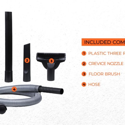 BLACK+DECKER BDWD08-B1 Wet and Dry Vacuum Cleaner with Cannister Body, 1000 W, Powerful Suction, 8L Capacity, 220V Vacuum Cleaner for Home Use, 1 Year Manufacturer Warranty(Red/Black) BLACK+DECKER BDWD08-B1 Wet and Dry Vacuum Cleaner with Cannister Body, 1000 W, Powerful Suction, 8L Capacity, 220V Vacuum Cleaner for Home Use, 1 Year Manufacturer Warranty(Red/Black)